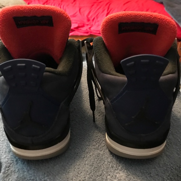 Air Jordan 4 retro loyal blue size 8 - Picture 2 of 4